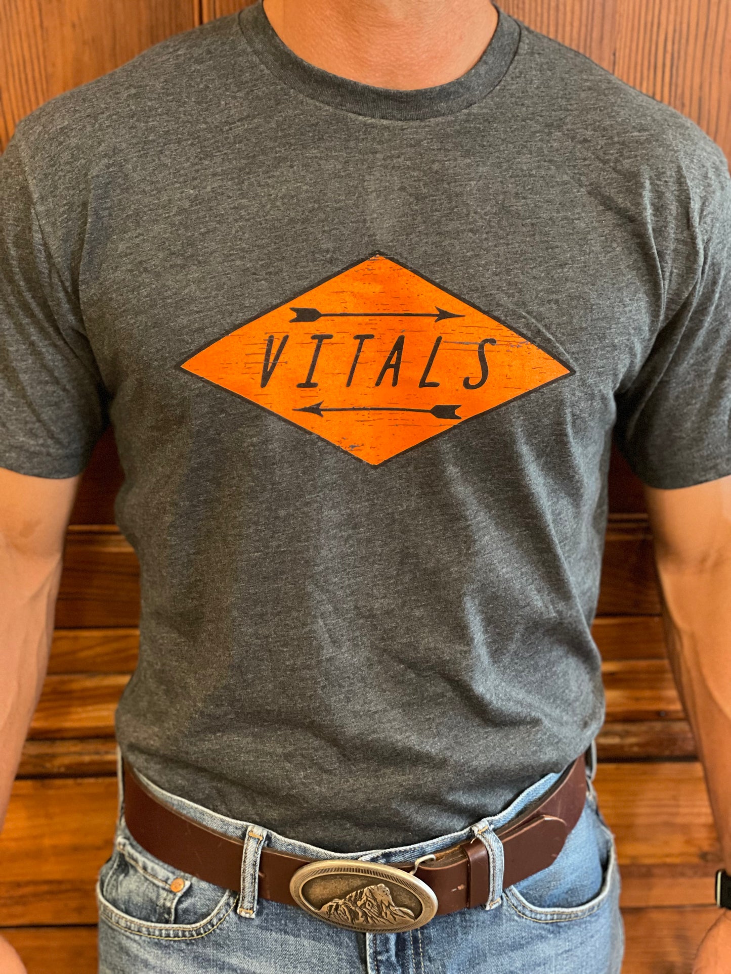 Vitals Dark Grey T-shirt